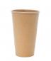 Preview: Kaffeebecher Kraft/PE FSC® braun Ø 9,0cm 0,4L/16oz